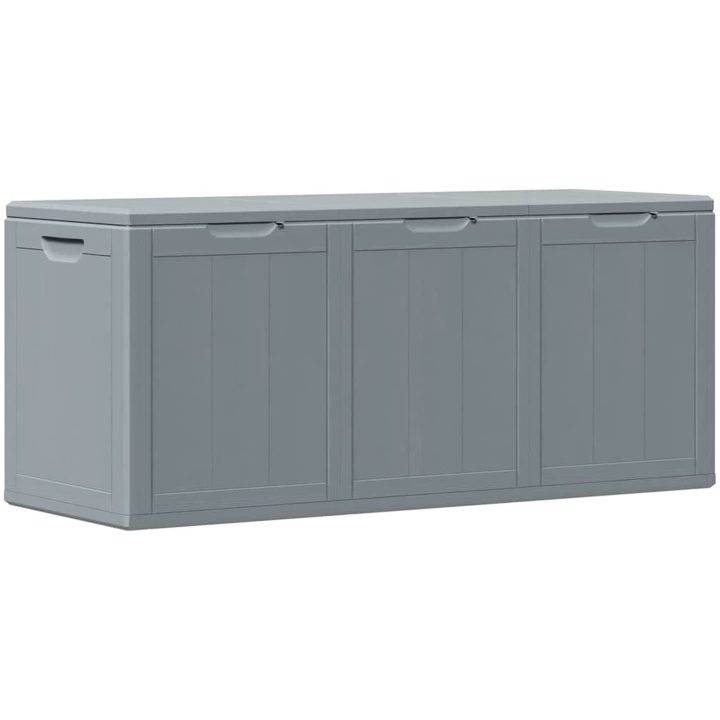 Dynbox 270 liter grå PP-träliknande vidaXL – bild 2