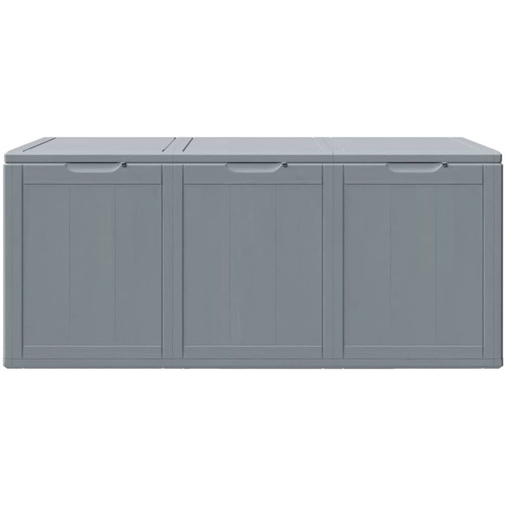 Dynbox 270 liter grå PP-träliknande vidaXL – bild 4