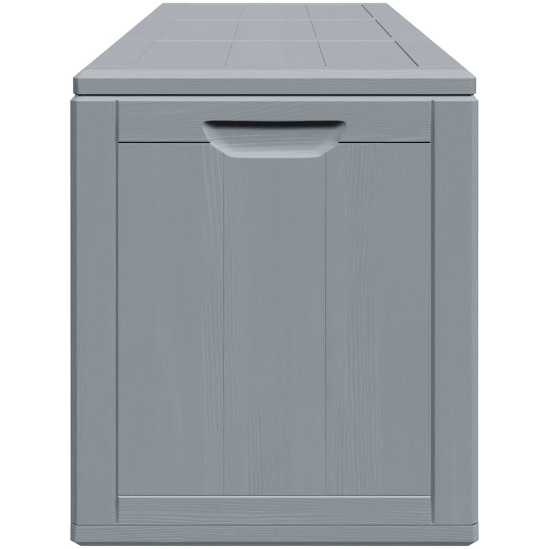 Dynbox 270 liter grå PP-träliknande vidaXL – bild 5