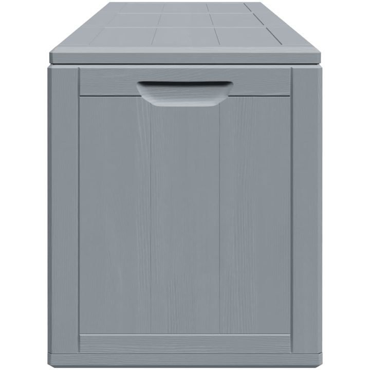 Dynbox 270 liter grå PP-träliknande vidaXL – bild 5