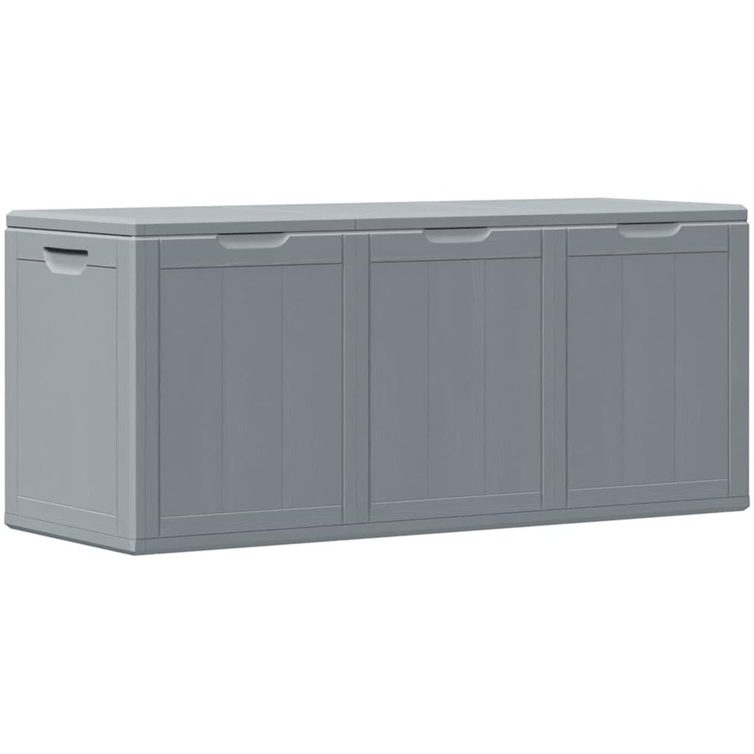 Dynbox 270 liter grå PP-träliknande vidaXL – bild 6