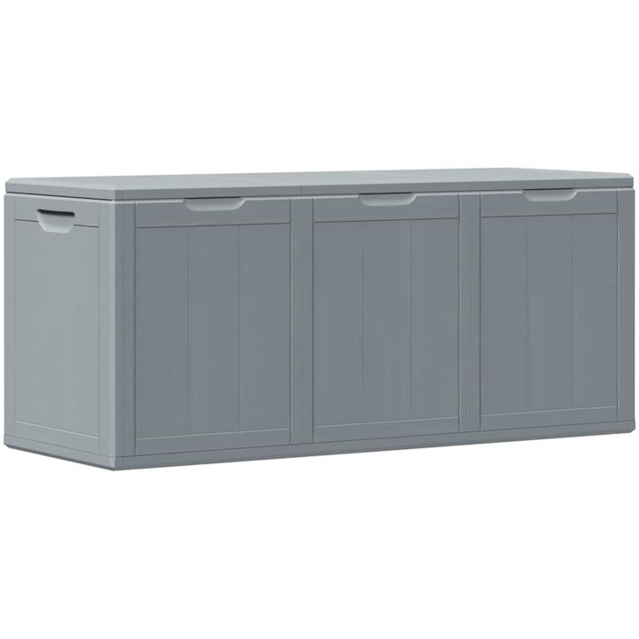 Dynbox 270 liter grå PP-träliknande vidaXL – bild 6