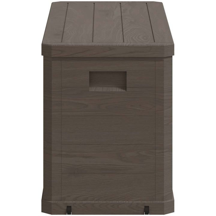 Dynbox 280 liter brun vidaXL – bild 5