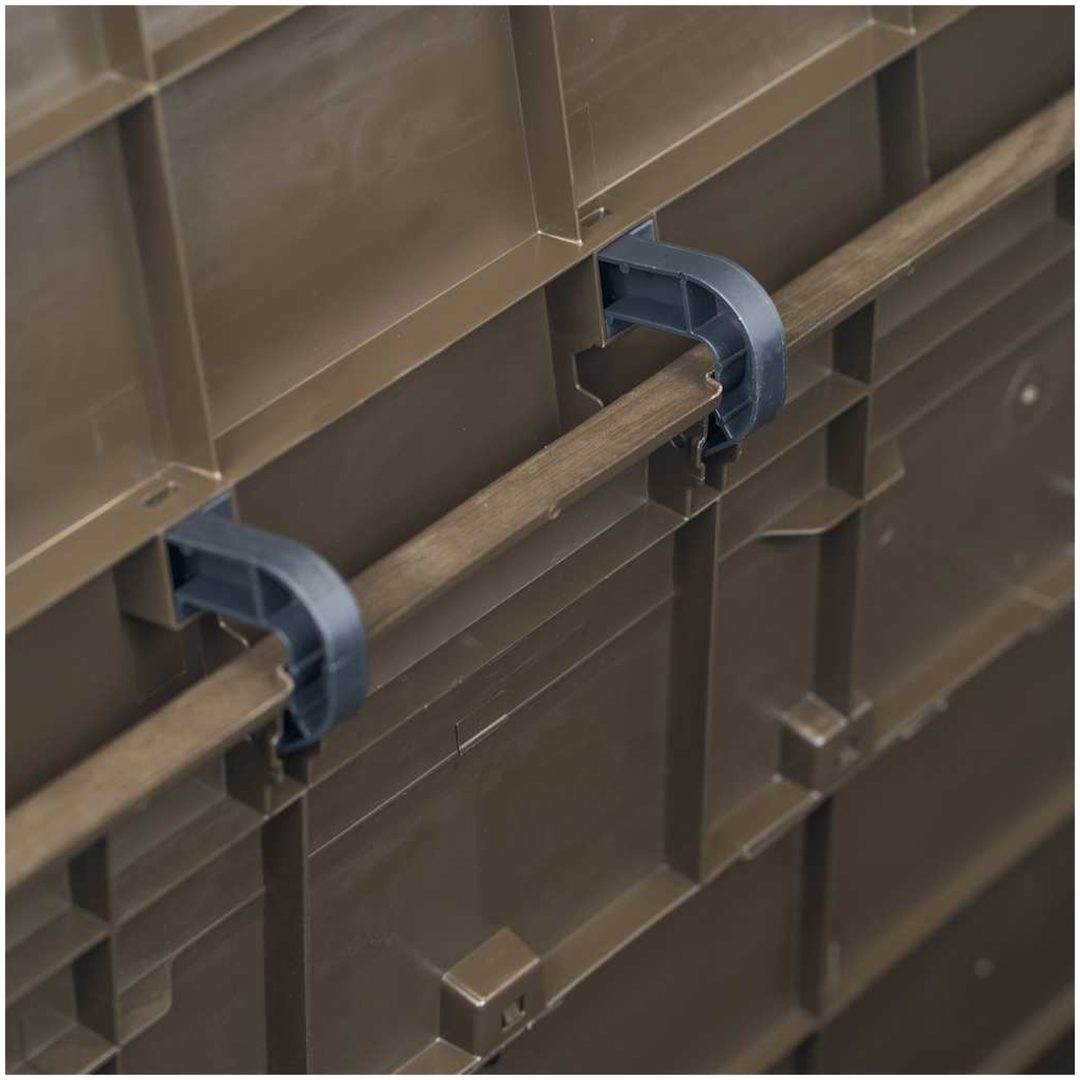 Dynbox 280 liter brun vidaXL – bild 9