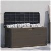 Dynbox 280 liter brun vidaXL – miniatyr 1