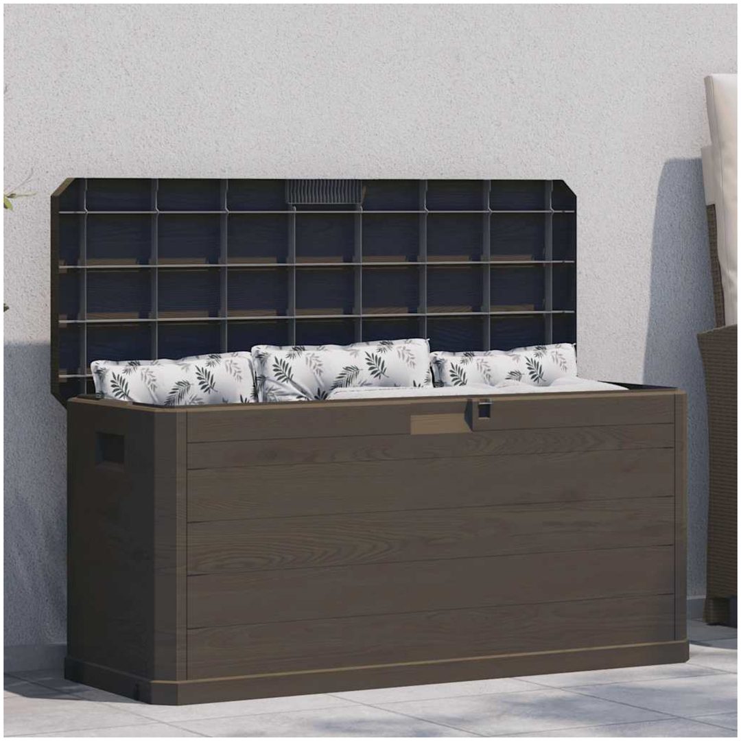 Dynbox 280 liter brun vidaXL