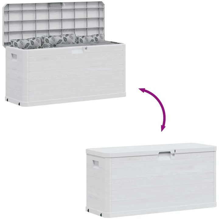 Dynbox 280 liter ljusgrå vidaXL – bild 7