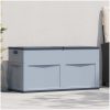 Dynbox 320 liter grå svart vidaXL – miniatyr 2