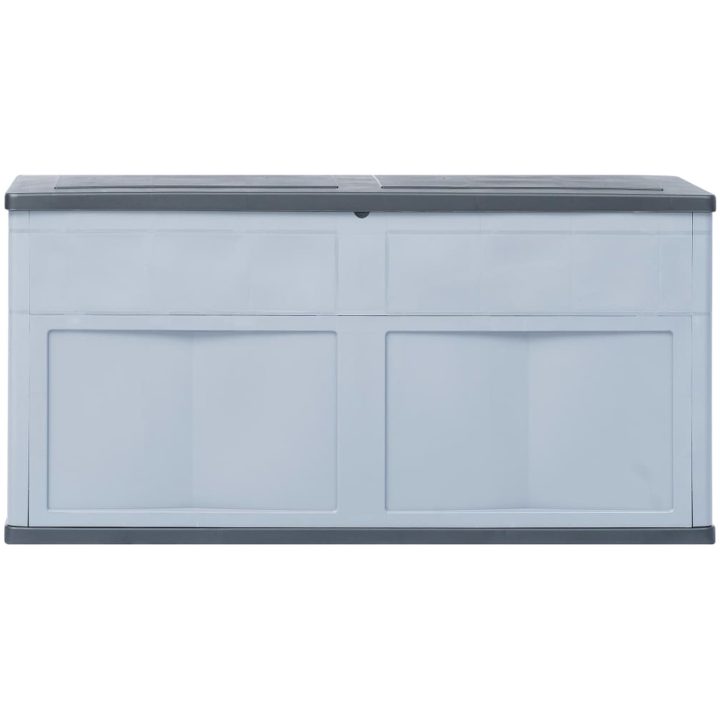 Dynbox 320 liter grå svart vidaXL – bild 4
