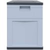 Dynbox 320 liter grå svart vidaXL – miniatyr 5
