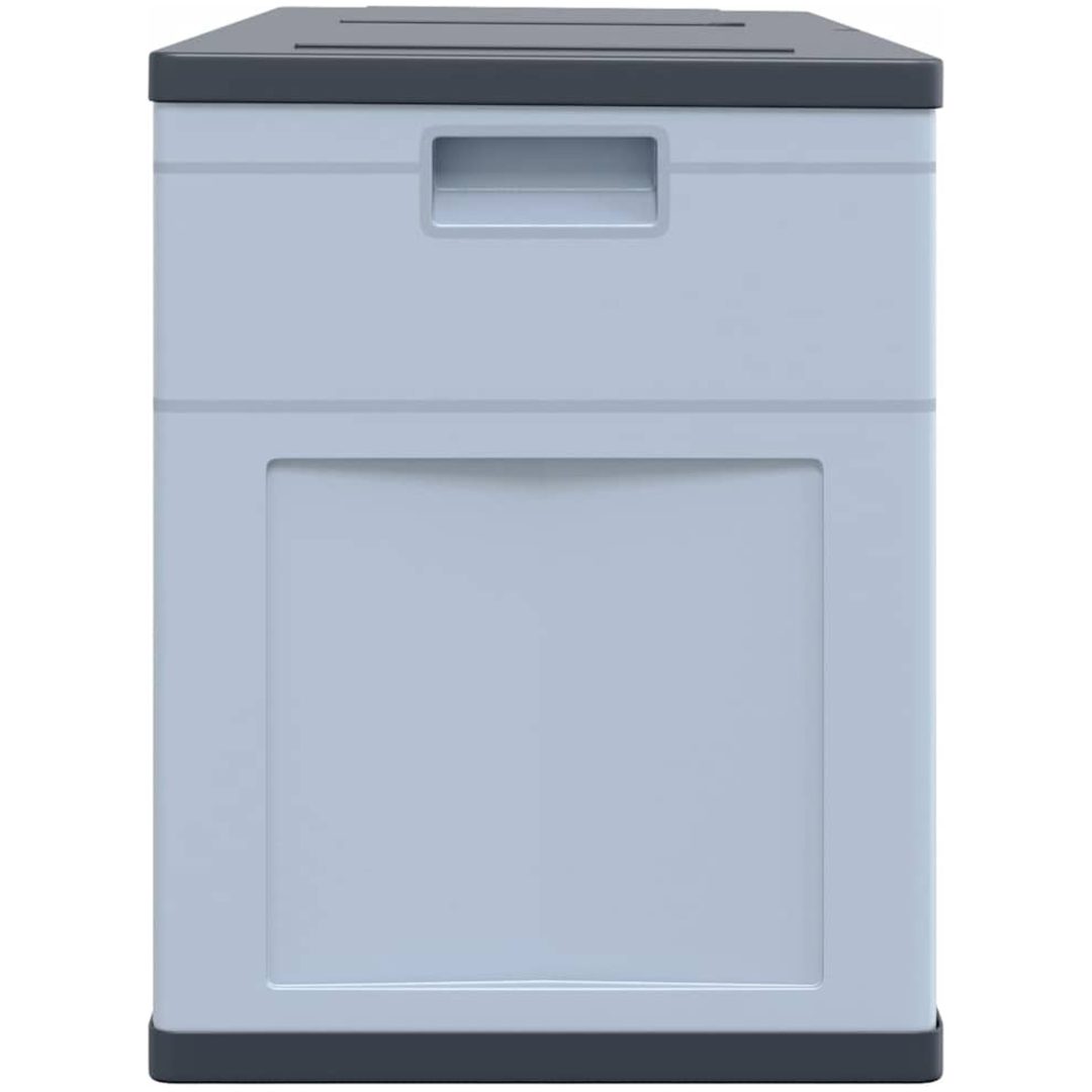 Dynbox 320 liter grå svart vidaXL – bild 5