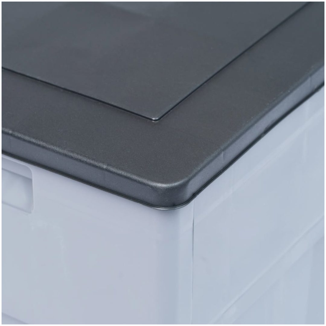 Dynbox 320 liter grå svart vidaXL – bild 6