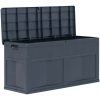 Dynbox 320 liter svart vidaXL – miniatyr 4