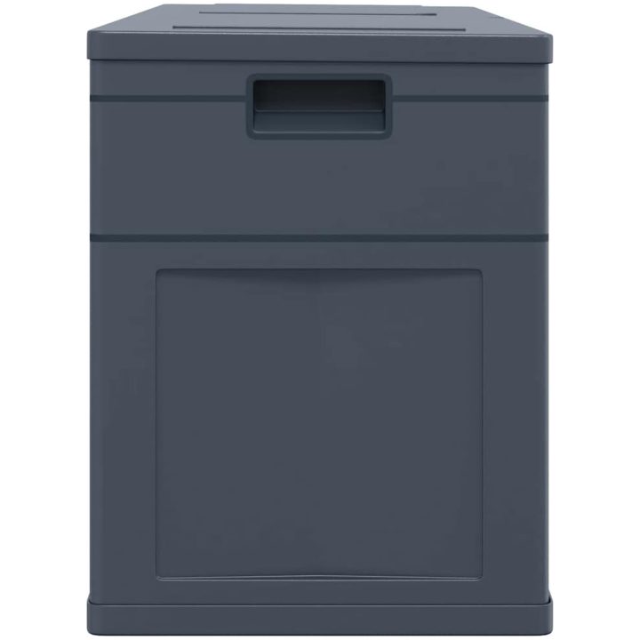 Dynbox 320 liter svart vidaXL – bild 5