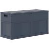 Dynbox 320 liter svart vidaXL – miniatyr 6