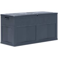 Dynbox 320 liter svart vidaXL