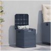 Dynbox 90 liter antracit vidaXL – miniatyr 1