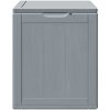 Dynbox 90 liter grå PP-träliknande vidaXL – miniatyr 3