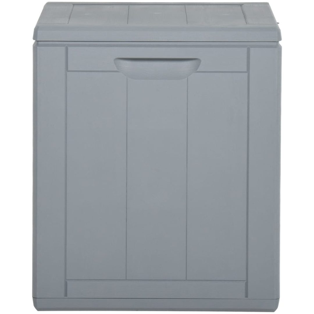 Dynbox 90 liter grå PP-träliknande vidaXL – bild 4