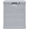 Dynbox 90 liter ljusgrå vidaXL – miniatyr 4