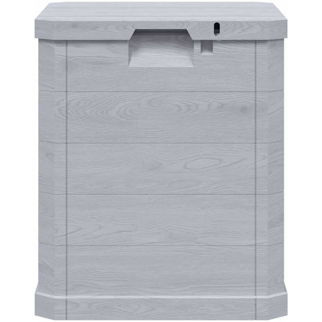 Dynbox 90 liter ljusgrå vidaXL – bild 4