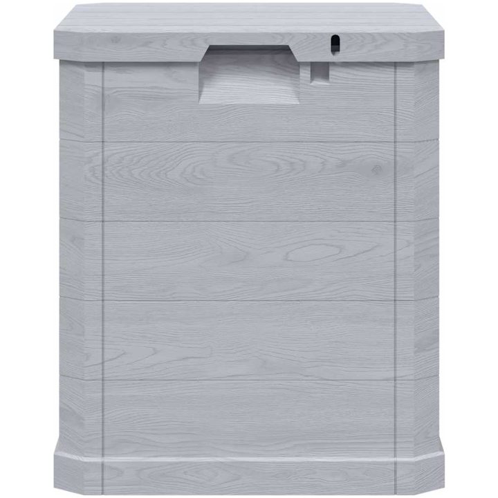 Dynbox 90 liter ljusgrå vidaXL – bild 4