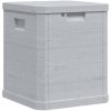 Dynbox 90 liter ljusgrå vidaXL – miniatyr 6