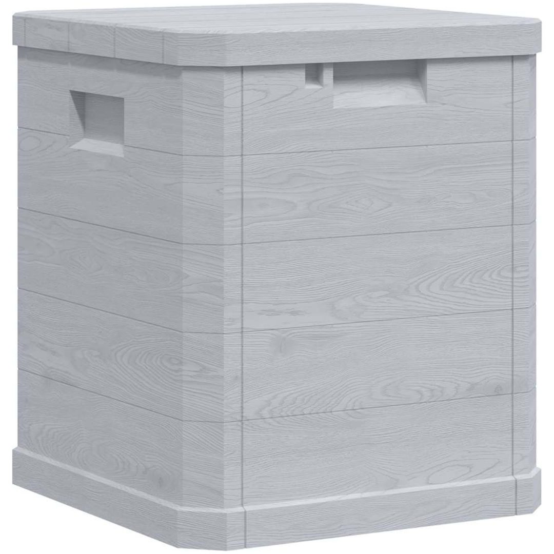 Dynbox 90 liter ljusgrå vidaXL – bild 6