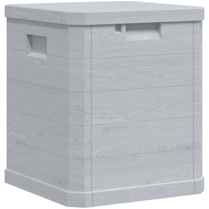 Dynbox 90 liter ljusgrå vidaXL – bild 6