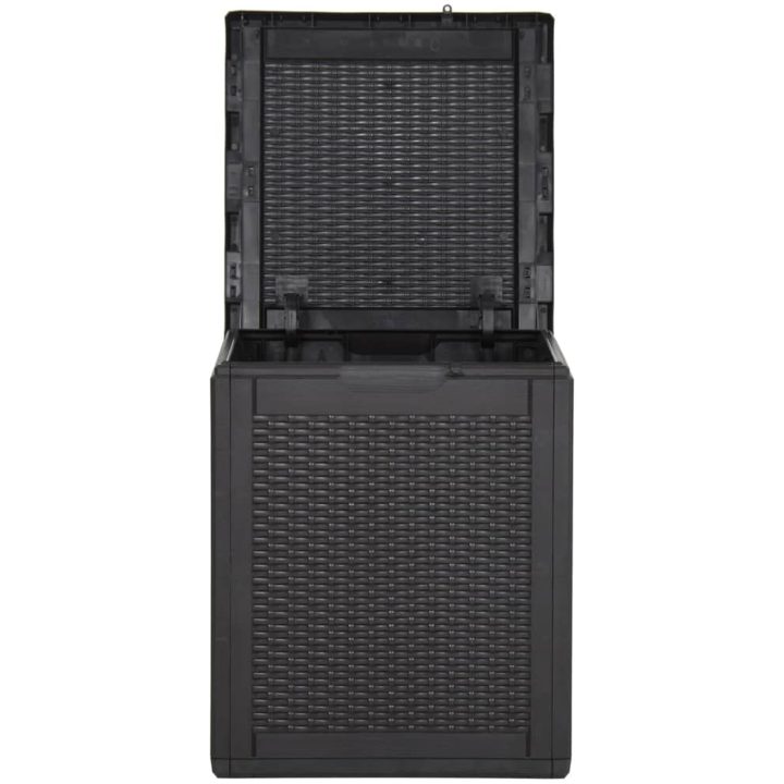 Dynbox 90 liter svart PP-rotting vidaXL – bild 3
