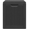 Dynbox 90 liter svart PP-rotting vidaXL – miniatyr 5