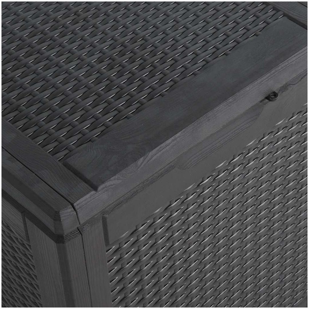 Dynbox 90 liter svart PP-rotting vidaXL – bild 8
