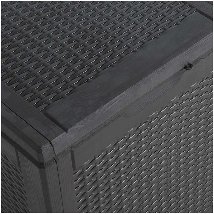 Dynbox 90 liter svart PP-rotting vidaXL – bild 8