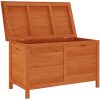 Dynbox 99x49,5x58,5 cm massivt granträ vidaXL 100 x 50 x 58 cm – miniatyr 3