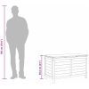 Dynbox 99x49,5x58,5 cm massivt granträ vidaXL 100 x 50 x 58 cm – miniatyr 9