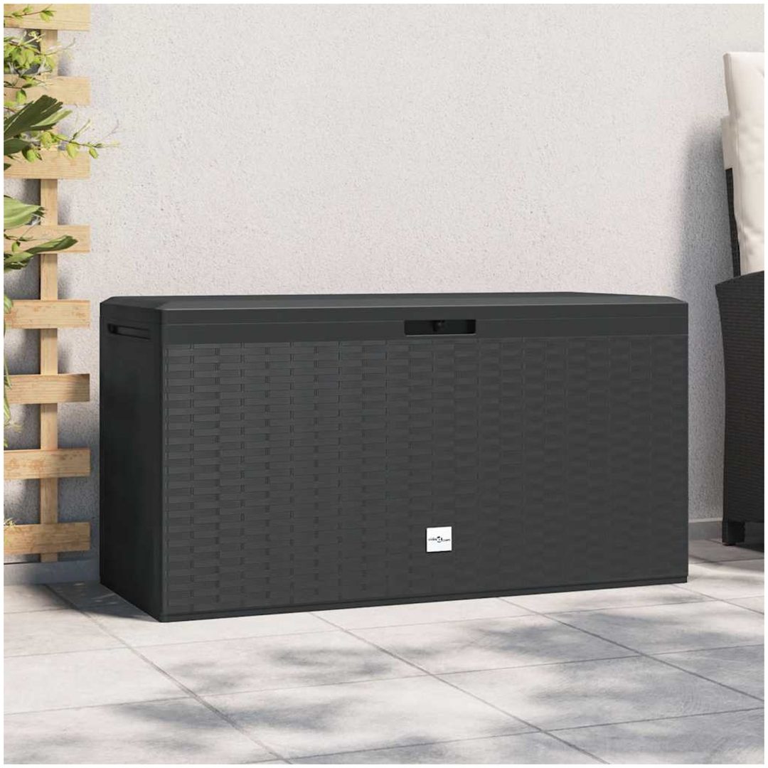 Dynbox antracit 114x47x60 cm vidaXL – bild 2