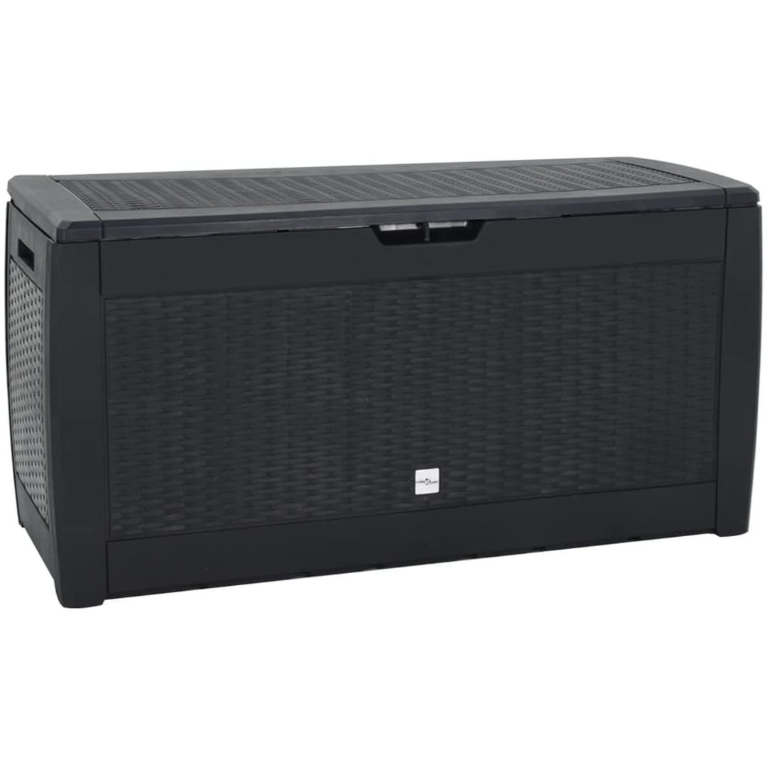 Dynbox antracit 119x48x60 cm polypropen vidaXL – bild 2