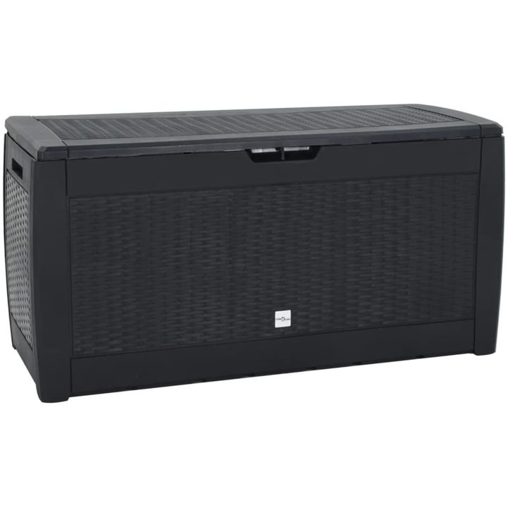 Dynbox antracit 119x48x60 cm polypropen vidaXL – bild 2