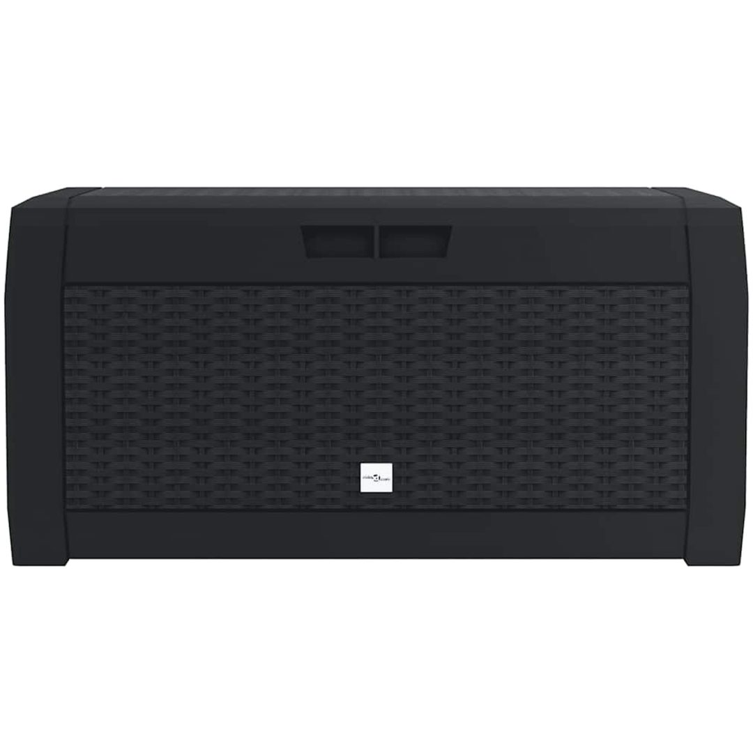 Dynbox antracit 119x48x60 cm polypropen vidaXL – bild 4