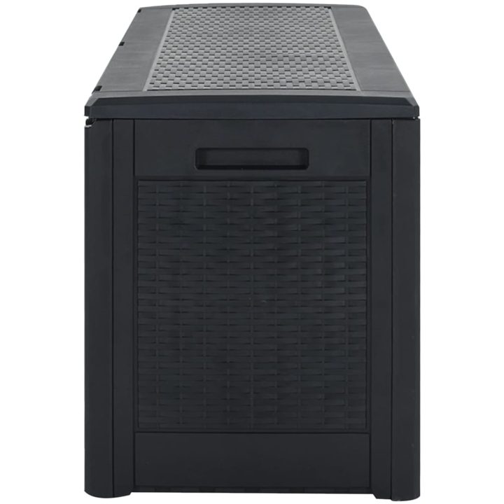 Dynbox antracit 119x48x60 cm polypropen vidaXL – bild 5