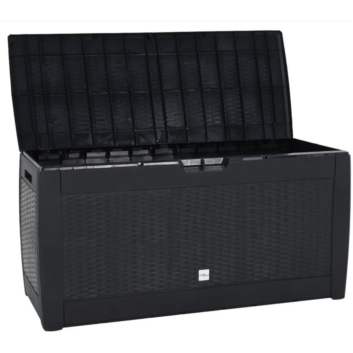 Dynbox antracit 119x48x60 cm polypropen vidaXL – bild 6