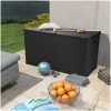 Dynbox antracit 120x56x63 cm PP-rotting vidaXL – miniatyr 2