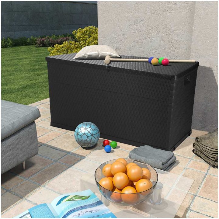 Dynbox antracit 120x56x63 cm PP-rotting vidaXL – bild 2