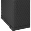 Dynbox antracit 120x56x63 cm PP-rotting vidaXL – miniatyr 8