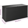 Dynbox antracit 120x56x63 cm PP-rotting vidaXL – miniatyr 10