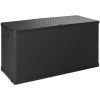 Dynbox antracit 120x56x63 cm PP-rotting vidaXL – miniatyr 1