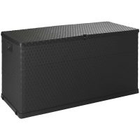 Dynbox antracit 120x56x63 cm PP-rotting vidaXL