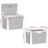 Dynbox antracit 125 L PP vidaXL – miniatyr 10