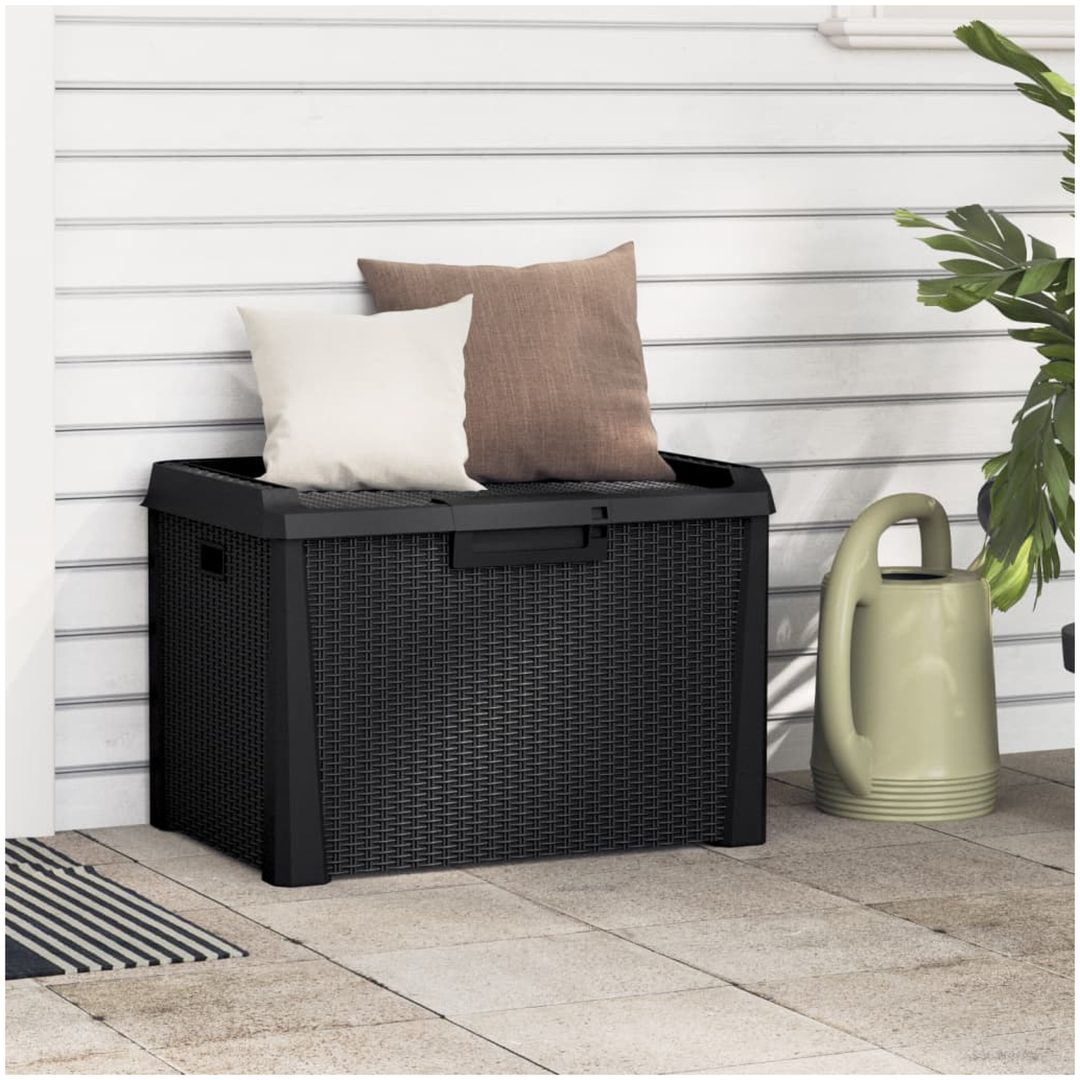 Dynbox antracit 125 L PP vidaXL