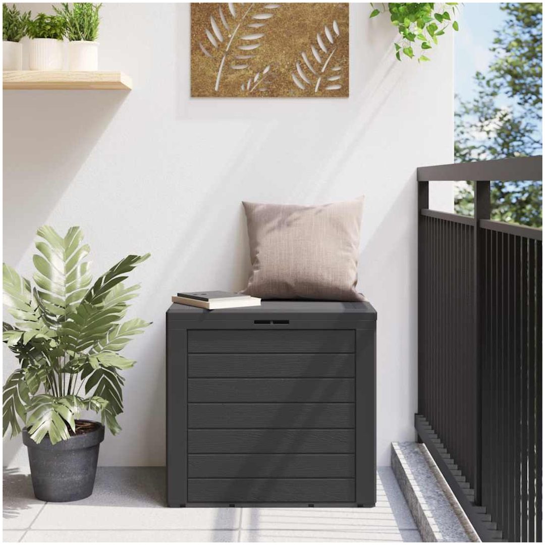 Dynbox antracit 58,5x46x55 cm polypropen vidaXL – bild 3